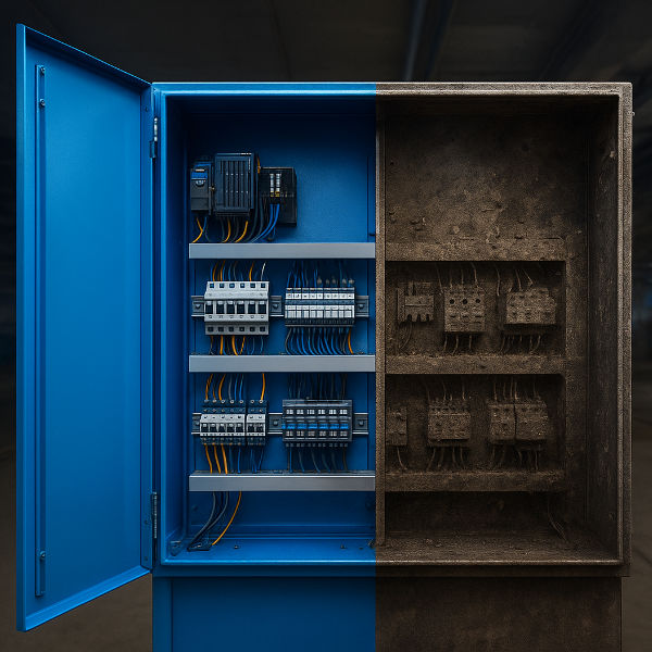 Čišćenje elektro ormara – prije i poslije